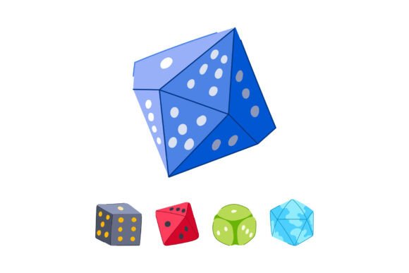 Colorful Assorted Dice for Gaming and PR