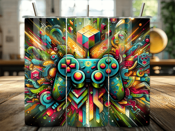 Colorful Gaming Gear Tumbler Wrap