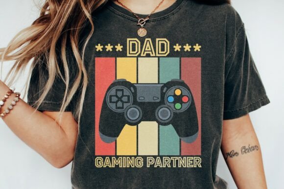Dad Gaming Partner Retro Controller Png