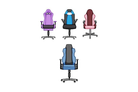 Four Colorful Gaming Ergonomic Chairs Fo: A Fusion of Style and Support