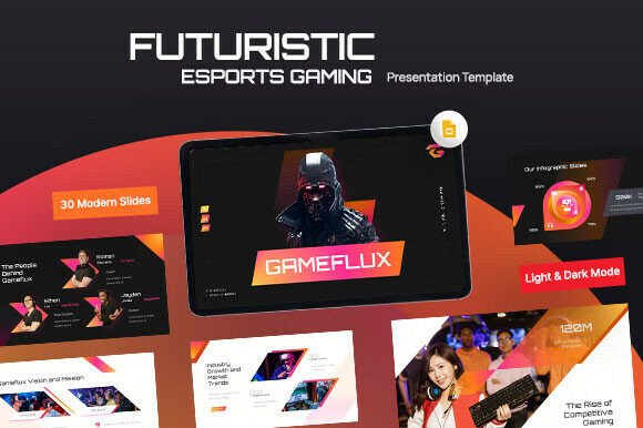 Futuristic Esport Gaming Google Slides: A Modern Presentation Tool for the Gaming World