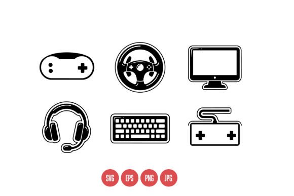 Gaming Controller and Accessories Vector: A Modern Design Essential