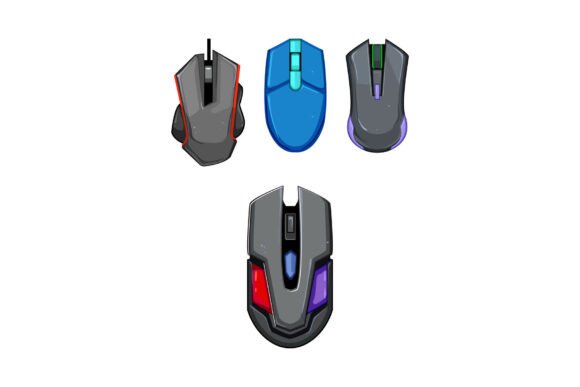 Gaming Mice Collection Setup for E Sport
