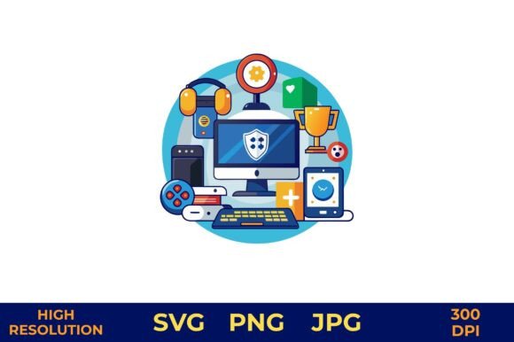 Gaming Tech and Awards Vector Design: A Creative Solution for Digital Content