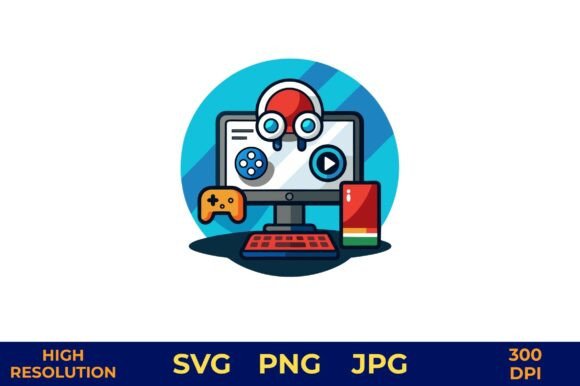 Gaming Workspace Vector Design: A Modern Solution for Digital Creators