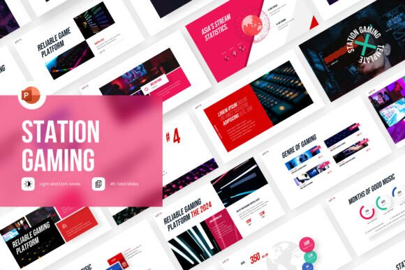 Revolutionize Your Presentations with Station Gaming PowerPoint Template