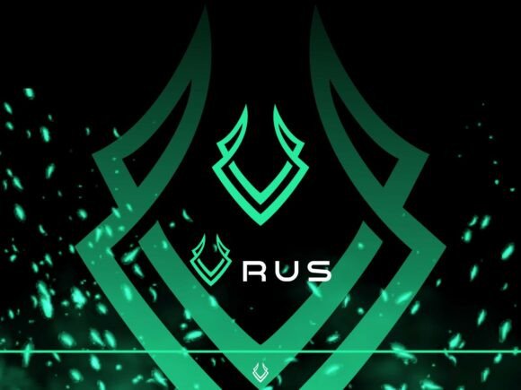 RUS Abstract Gaming Emblem Logo: A Modern Symbol for the Digital Age