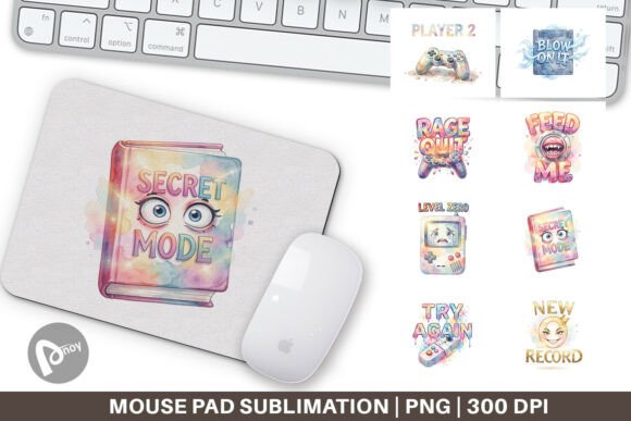 Sarcastic Retro Gaming Mouse Pad PNG: A Unique Way to Elevate Your Workspace
