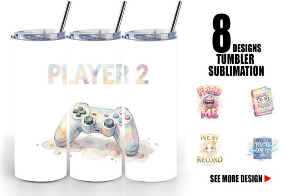 Sarcastic Retro Gaming Tumbler Wrap PNG: A Nostalgic Twist for Your Daily Sip