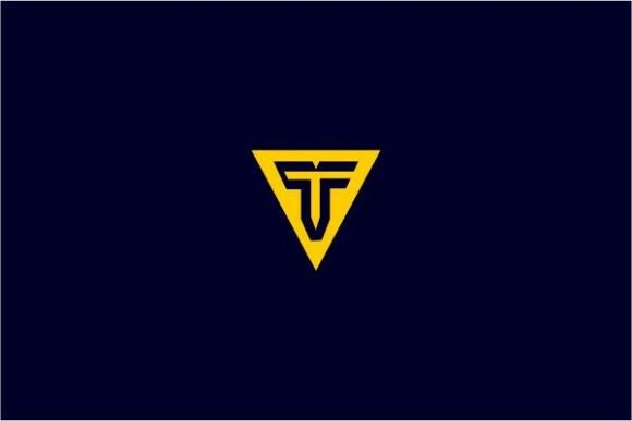 TF Letter Gaming Esports Vector Logo