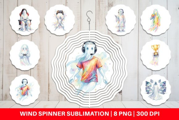 Watercolor Gaming Ghost Wind Spinner: A Strategic Tool for Creative Expression